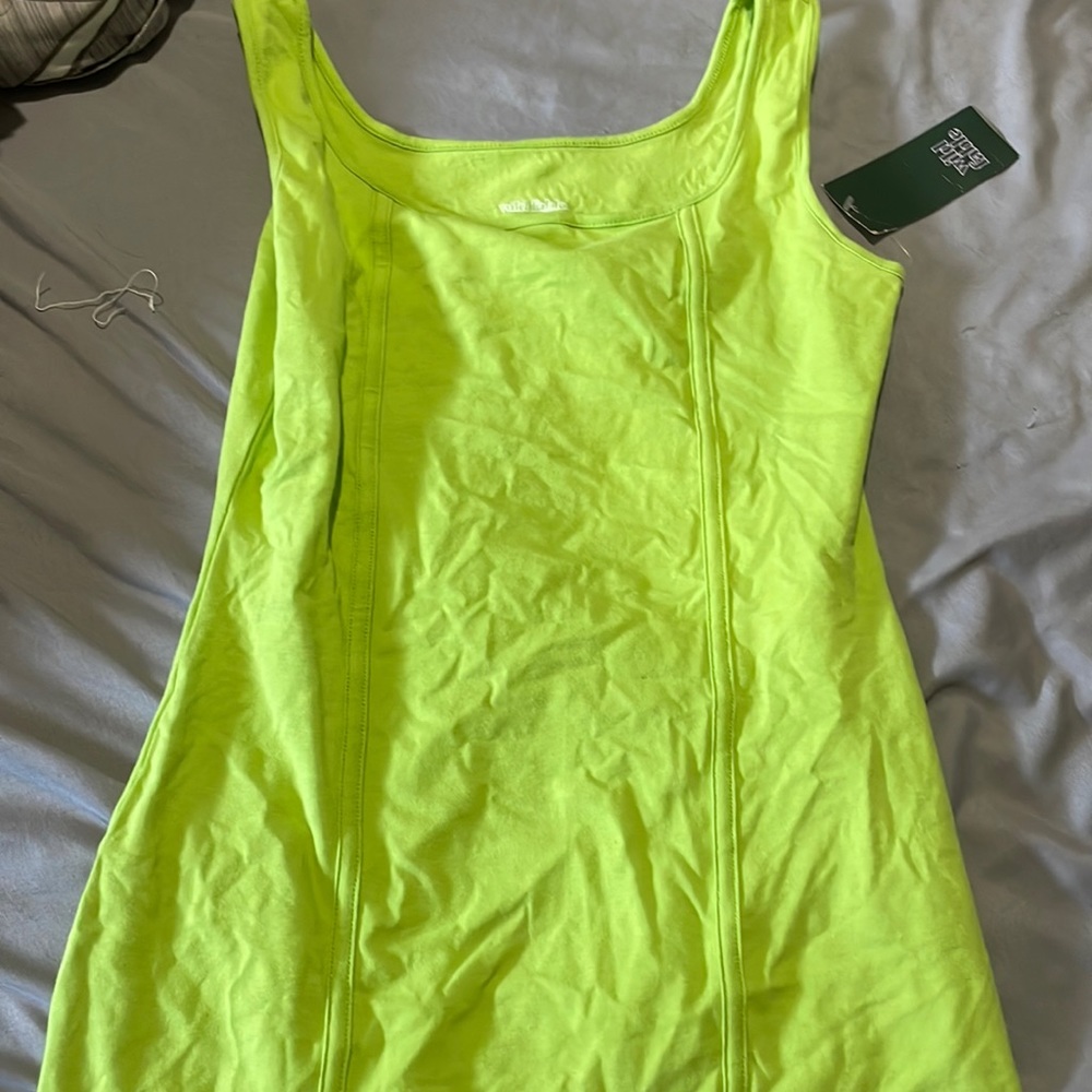 Lime Green curvy dress